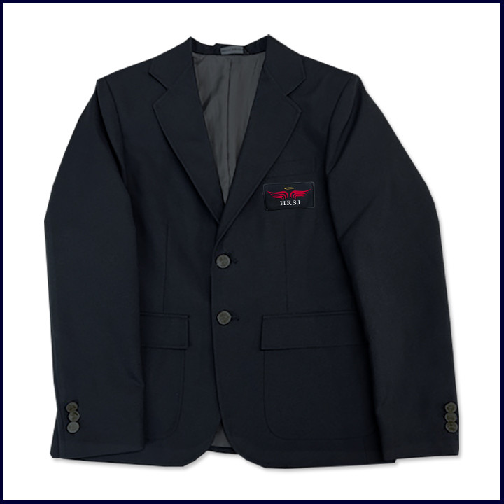 Classic Blazer with School Emblem