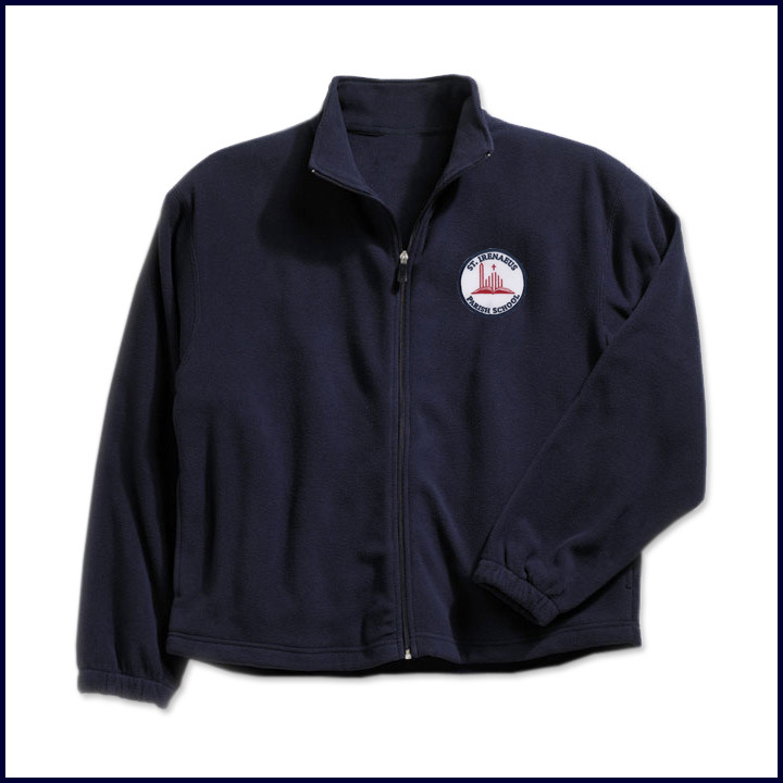 Polar Fleece Jacket with School Emblem