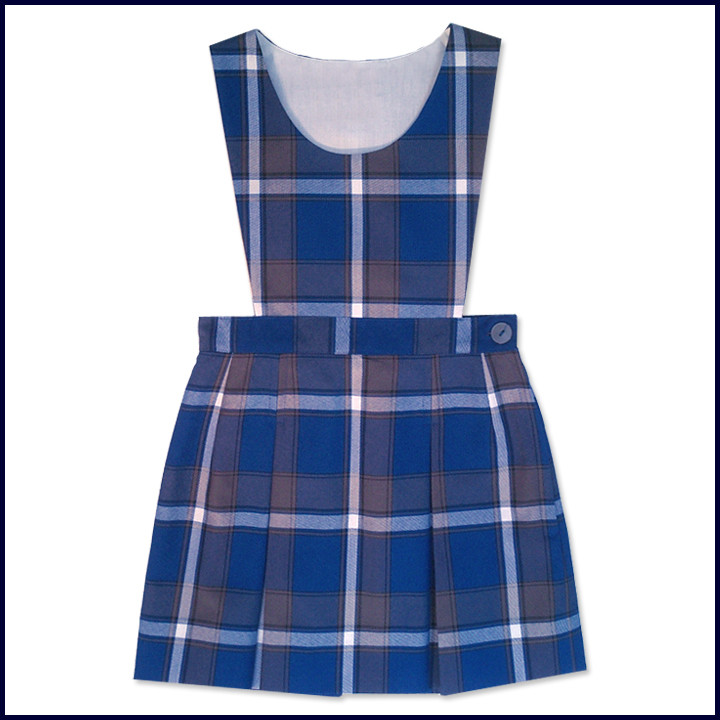 Bib Top Jumper with 2-Pleat Skirt