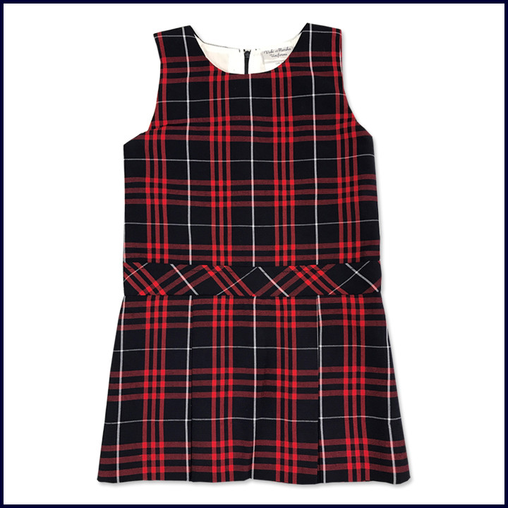 Shift Jumper with 2-Pleat Skirt & Bias Waistband