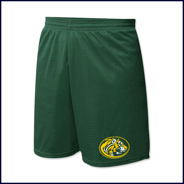 Mesh PE Shorts with Tiger Logo