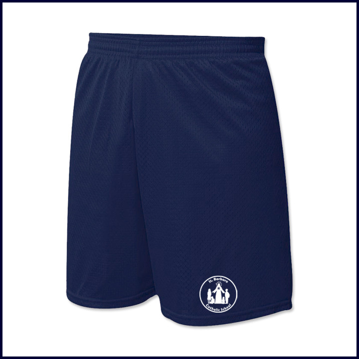 Mesh PE Shorts with School Logo