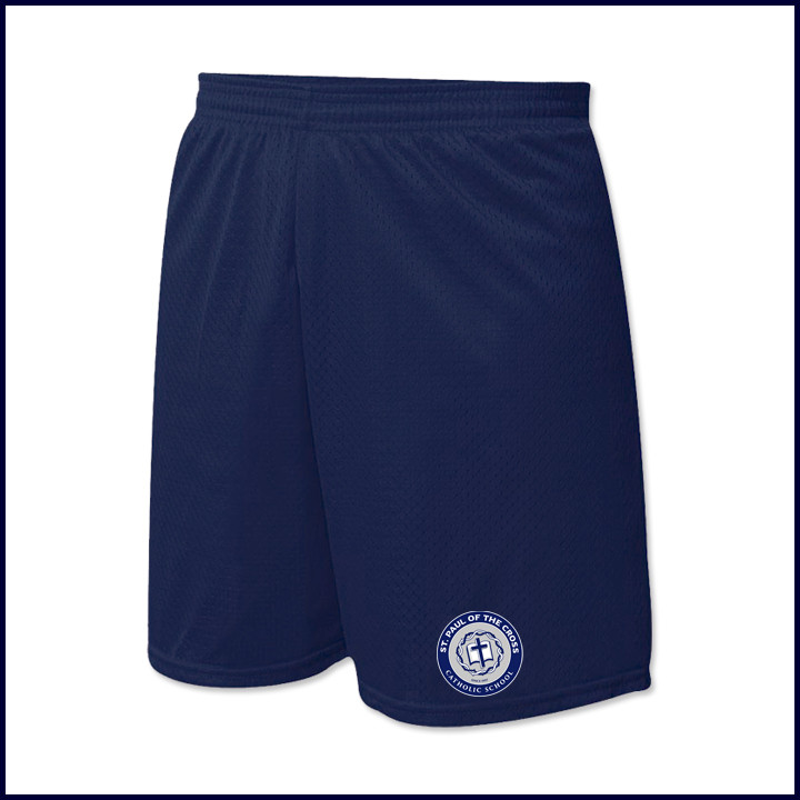Mesh PE Shorts with School Logo