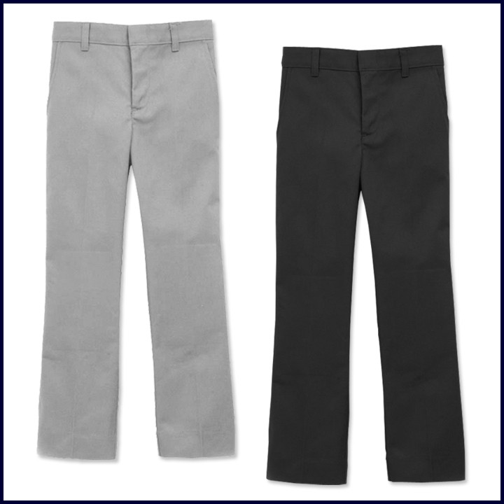 Boys Flat Front Pants