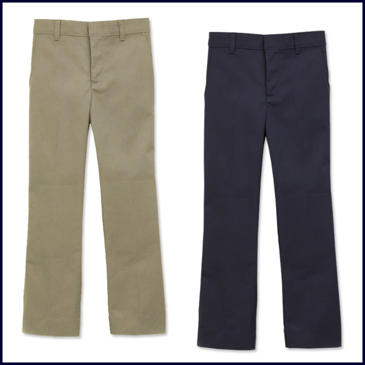 Boys Flat Front Pants