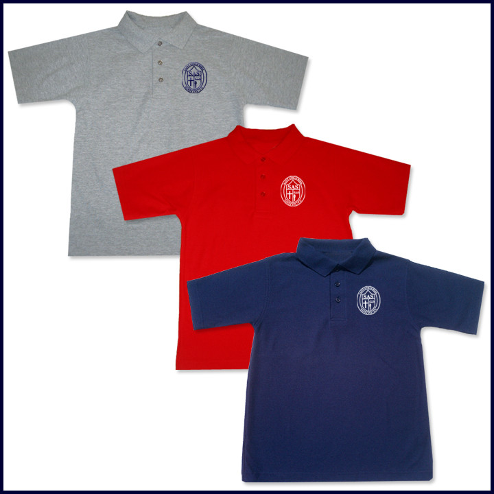 Unisex Mesh Polo Shirt: Short Sleeve with Embroidered Logo