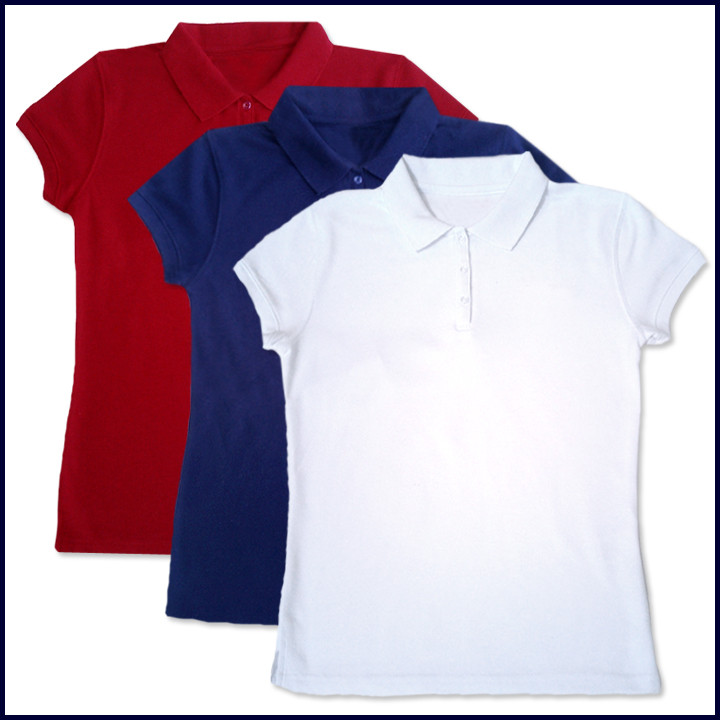 Girls Polo Shirt: Short Sleeve