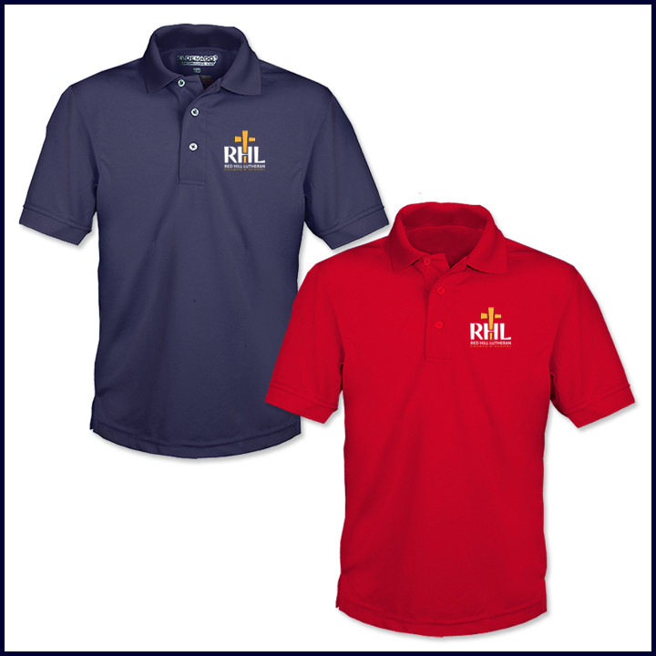 Performance Polo Shirt: Short Sleeve with Embroidered Logo