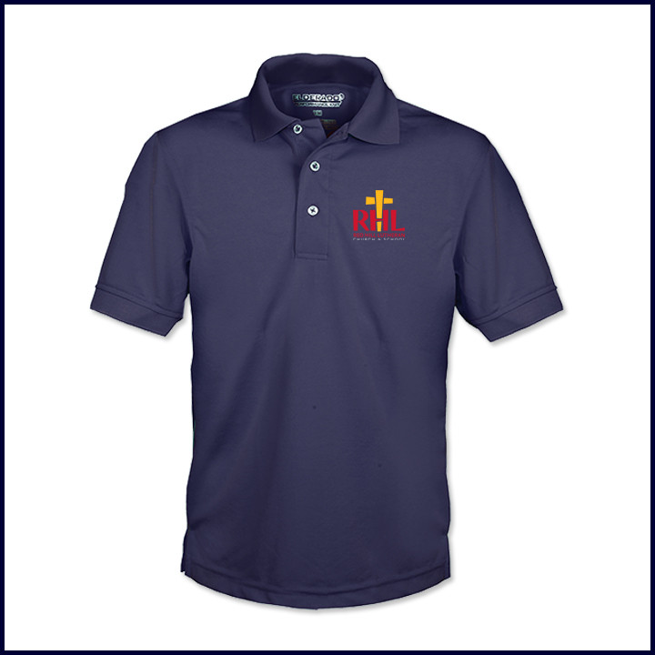 Performance Polo Shirt: Short Sleeve with Embroidered Logo