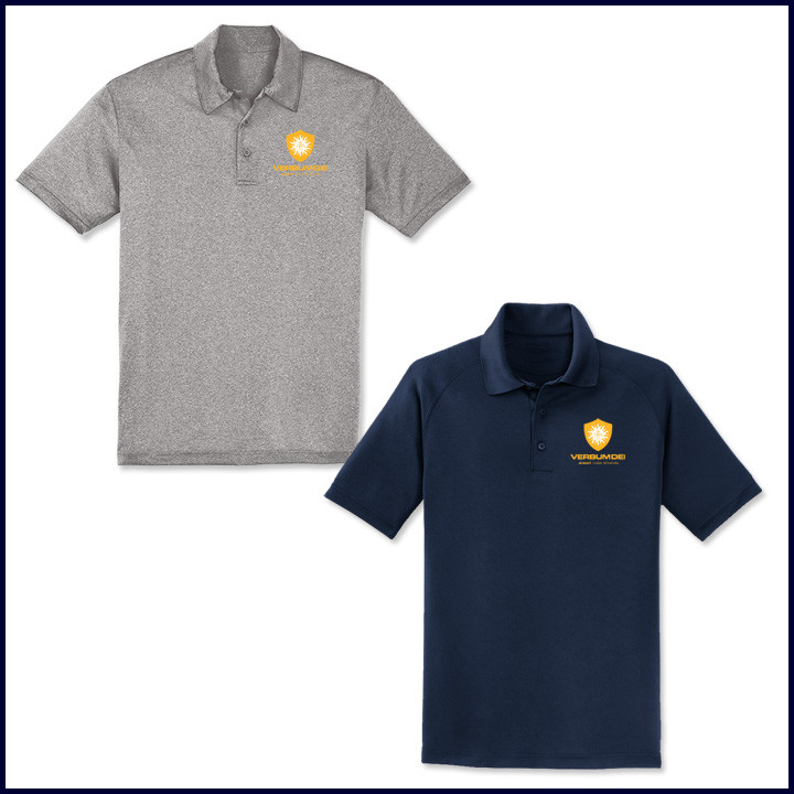 Performance Polo Shirt: Short Sleeve with Crest Logo