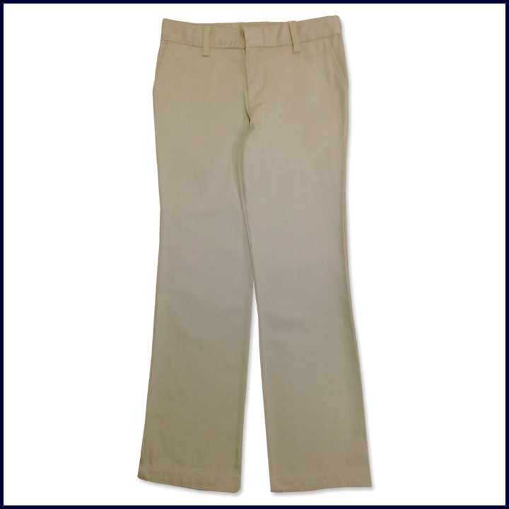 Girls Flat Front Slacks