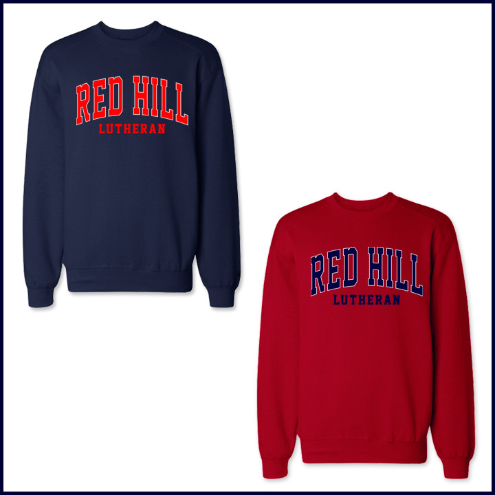 Crew Neck Sweatshirt with Large RHLS Logo