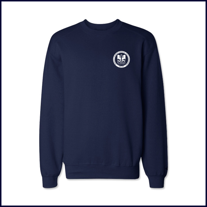 Crew Neck Sweatshirt with School Logo