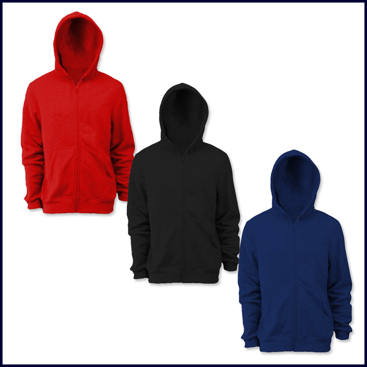 Hooded Zip Front Sweatshirt