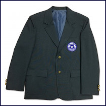 Classic Blazer with School Emblem