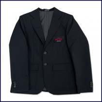 Classic Blazer with School Emblem