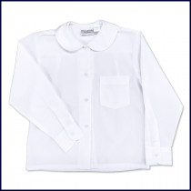 Round Collar Blouse: Long Sleeve