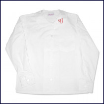 Round Collar Blouse: Long Sleeve with School Logo