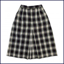 Plaid Culottes: Extra Long Length