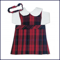 Doll Jumper with Blouse & Hair Bobble