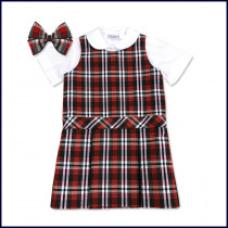 Doll Jumper with Blouse & Hair Bobble