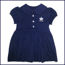 Peter Pan Dress with Embroidered Logo