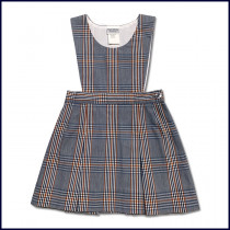 Bib Top Jumper with 2-Pleat Skirt