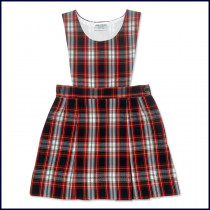 Bib Top Jumper with 2-Pleat Skirt