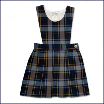 Bib Top Jumper with 2-Pleat Skirt: Longer Length