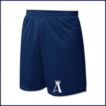 Nylon Mesh PE Shorts with St. Anne "A" Crown Logo
