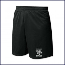 Nylon Mesh PE Shorts with Mascot Logo