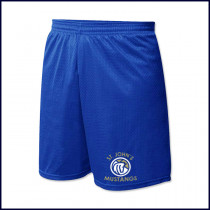 Mesh PE Shorts with Mustang Logo