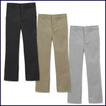 Boys Flat Front Pants