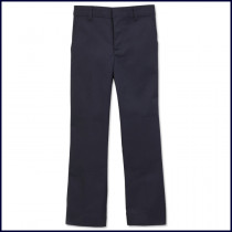 Navy Boys Flat Front Pants