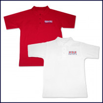 Classic Mesh Polo Shirt: Short Sleeve with SBS Saints Embroidered Logo