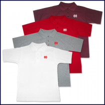 Classic Mesh Polo Shirt: Short Sleeve with MD Embroidered Logo
