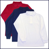 Classic Mesh Polo Shirt: Long Sleeve