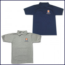 Interlock Polo Shirt: Short Sleeve with Embroidered Logo