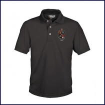 Black Classic Performance Polo with JSerra Logo