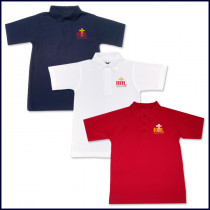 Classic Mesh Polo Shirt: Short Sleeve with Embroidered Logo