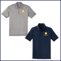 Performance Polo Shirt: Short Sleeve with Crest Logo