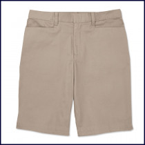 Khaki Girls FF Bermuda Shorts