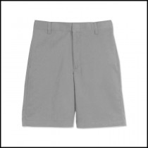 Grey Boys Flat Front Shorts