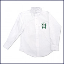 Oxford Shirt: Long Sleeve with School Logo