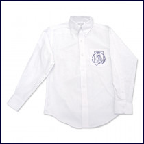 Oxford Shirt: Long Sleeve with School Logo