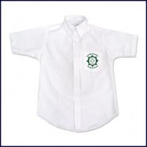 Oxford Shirt: Short Sleeve with School Logo