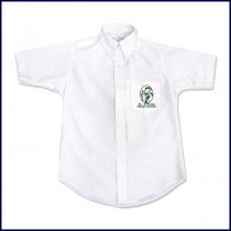 Oxford Shirt: Short Sleeve with School Logo
