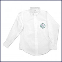 Oxford Shirt: Long Sleeve with School Logo