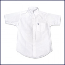 Oxford Shirt: Short Sleeve with SPV Logo on Pocket