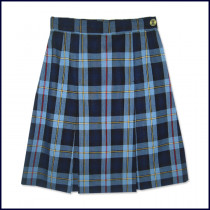 Plaid 2-Pleat Skirt